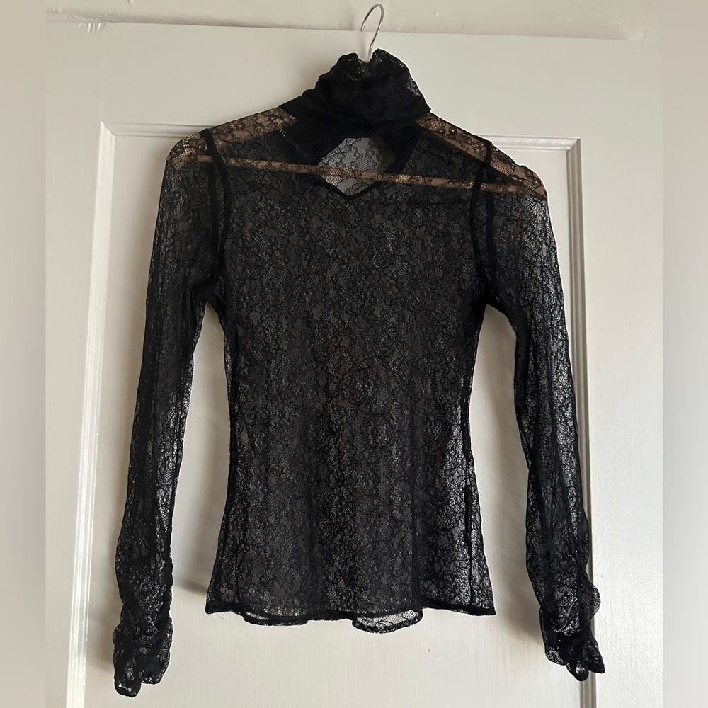 Zara Lace Longsleeve Top